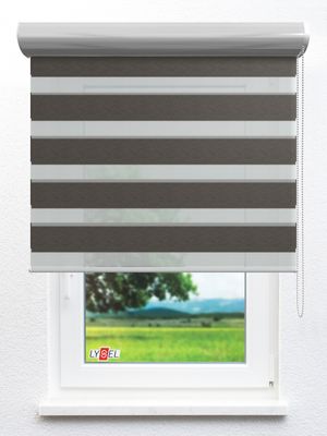 Stoff Rollo Ma&szlig;anfertigung Simply Doppelrollo Zia 703691L