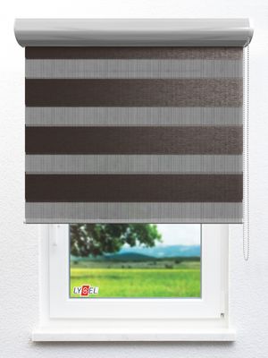 Stoff Rollo Ma&szlig;anfertigung Simply Doppelrollo Zenia 703695L