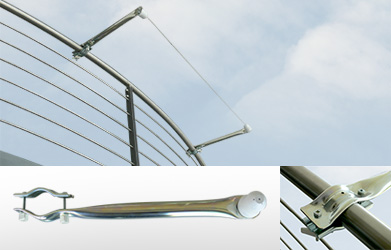 Befestigungsarm Geländer