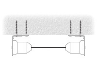 Halterung - Balkon - decke